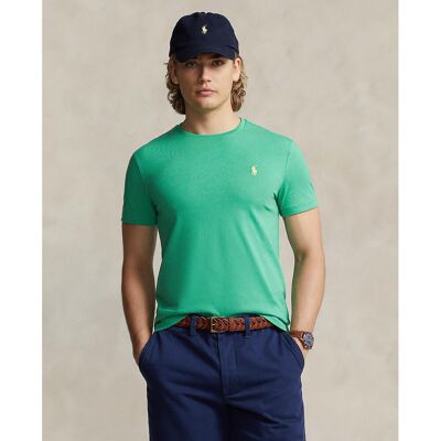 POLO RALPH LAUREN Slim-fit T-shirt van jersey met ronde hals POLO RALPH LAUREN Slim-fit T-shirt van jersey met ronde hals