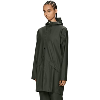 RAINS Waterdichte unisex jas met kap Long Jacket RAINS Waterdichte unisex jas met kap Long Jacket