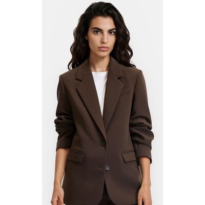 LA REDOUTE COLLECTIONS Strak gesneden blazer met één rij knopen LA REDOUTE COLLECTIONS Strak gesneden blazer met één rij knopen