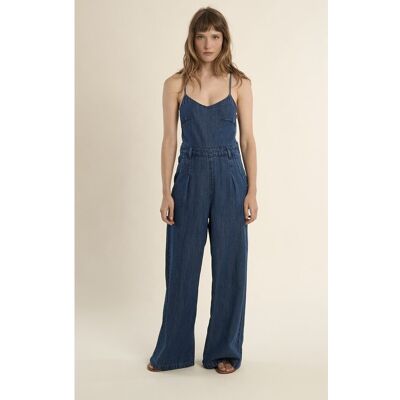 MOLLY BRACKEN Jumpsuit van jeans met bandjes MOLLY BRACKEN Jumpsuit van jeans met bandjes