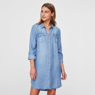 VERO MODA Hemdjurk in jeans VERO MODA Hemdjurk in jeans