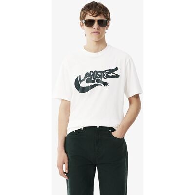 LACOSTE T-shirt van bedrukte jersey LACOSTE T-shirt van bedrukte jersey