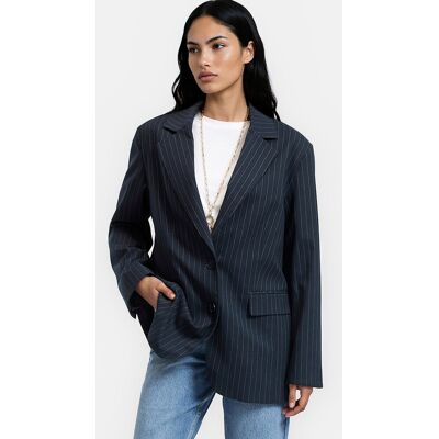 LA REDOUTE COLLECTIONS Lange blazer, oversized model, tennisstrepen LA REDOUTE COLLECTIONS Lange blazer, oversized model, tennisstrepen