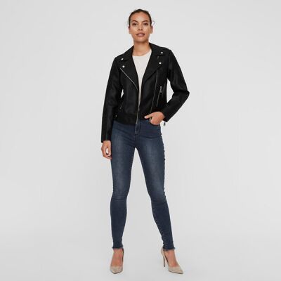 VERO MODA Kort jasje met rits, in simili VERO MODA Kort jasje met rits, in simili