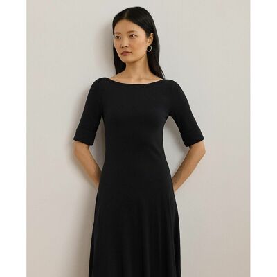 LAUREN RALPH LAUREN Halflange jurk met boothals en elleboogmouwen LAUREN RALPH LAUREN Halflange jurk met boothals en elleboogmouwen