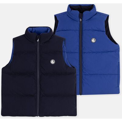 PETIT BATEAU Effen mouwloze donsjas PETIT BATEAU Effen mouwloze donsjas