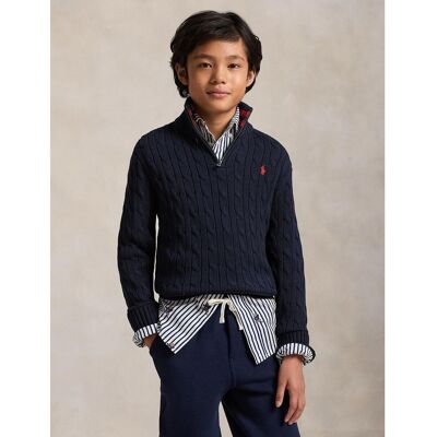 POLO RALPH LAUREN Trui met opstaande kraag en rits POLO RALPH LAUREN Trui met opstaande kraag en rits
