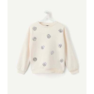 TAPE A L'OEIL Sweater met ronde hals en zecchino's aan de voorkant TAPE A L'OEIL Sweater met ronde hals en zecchino's aan de voorkant