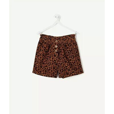 TAPE A L'OEIL Short van fluweel met luipaardprint TAPE A L'OEIL Short van fluweel met luipaardprint