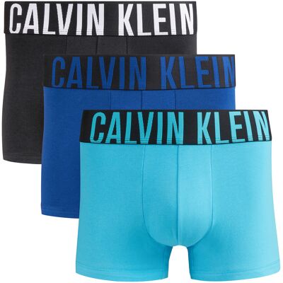 CALVIN KLEIN UNDERWEAR Set van 3 lange, effen boxershorts CALVIN KLEIN UNDERWEAR Set van 3 lange, effen boxershorts