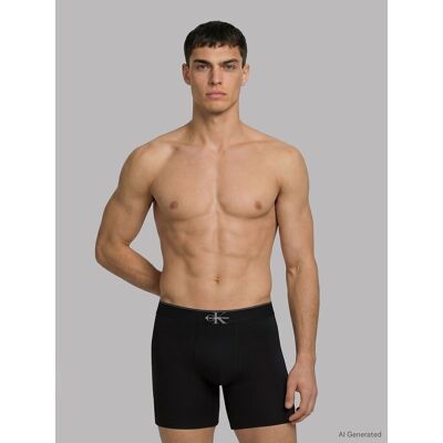 CALVIN KLEIN UNDERWEAR Set van 3 effen korte boxershorts CALVIN KLEIN UNDERWEAR Set van 3 effen korte boxershorts