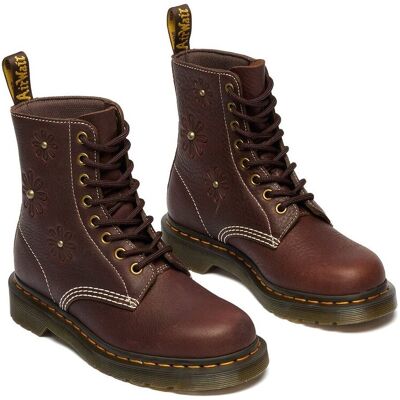 DR. MARTENS Leren geborduurde 1460 Pascal laarzen Grizzly DR. MARTENS Leren geborduurde 1460 Pascal laarzen Grizzly