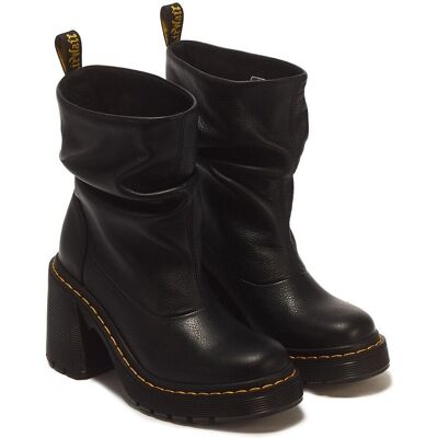 DR. MARTENS Halfhoge laarzen Kasey van Virginia-leer DR. MARTENS Halfhoge laarzen Kasey van Virginia-leer
