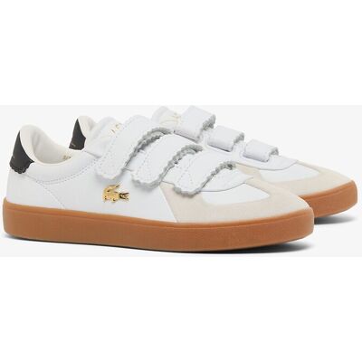 LACOSTE Lage sneakers met klittenband, van leer, BASESHOT STRAP LACOSTE Lage sneakers met klittenband, van leer, BASESHOT STRAP