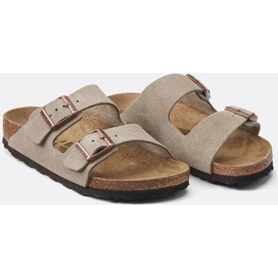 BIRKENSTOCK Suède muiltjes met dubbele band ARIZONA BIRKENSTOCK Suède muiltjes met dubbele band ARIZONA
