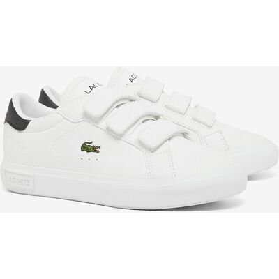 LACOSTE Powercourt-sneakers voor kinderen WHT/BLK LACOSTE Powercourt-sneakers voor kinderen WHT/BLK