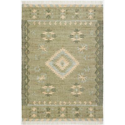LA REDOUTE INTERIEURS Kelimtapijt, 80% jute, used look, NAVAJA LA REDOUTE INTERIEURS Kelimtapijt, 80% jute, used look, NAVAJA