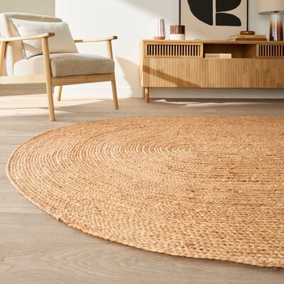 LA REDOUTE INTERIEURS Ovalen tapijt in jute, Aftas LA REDOUTE INTERIEURS Ovalen tapijt in jute, Aftas