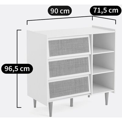 LA REDOUTE INTERIEURS Luiertafel, Kaya LA REDOUTE INTERIEURS Luiertafel, Kaya