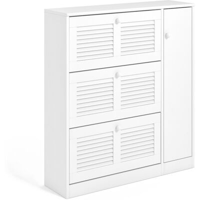 SO'HOME Schoenenkast Mayor, 3 klapdeuren, 1 deur SO'HOME Schoenenkast Mayor, 3 klapdeuren, 1 deur