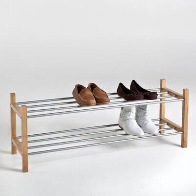 SO'HOME Opbergsysteem voor schoenen Bamboo, 2 planken SO'HOME Opbergsysteem voor schoenen Bamboo, 2 planken