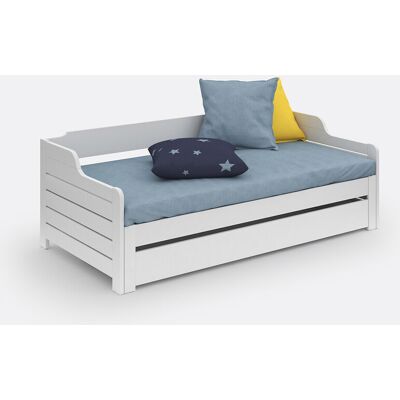 LA REDOUTE INTERIEURS Bankbed, uitschuifbare lade, lattenbodem Grimsby LA REDOUTE INTERIEURS Bankbed, uitschuifbare lade, lattenbodem Grimsby