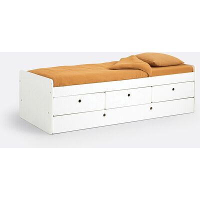 LA REDOUTE INTERIEURS Bed met lades en lattenbodem, SELISA LA REDOUTE INTERIEURS Bed met lades en lattenbodem, SELISA