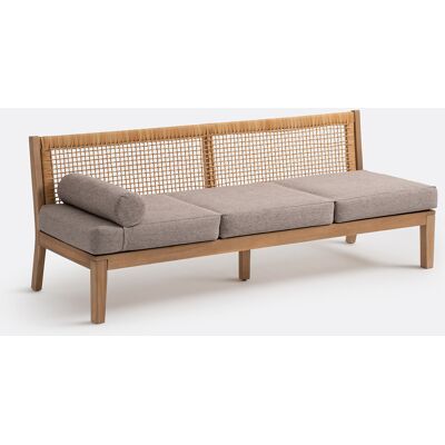 LA REDOUTE INTERIEURS Modulaire tuinbank, 3-zits Cedalia LA REDOUTE INTERIEURS Modulaire tuinbank, 3-zits Cedalia