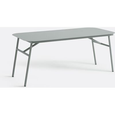LA REDOUTE INTERIEURS Opvouwbare tuintafel, metaal en staal, HANSO LA REDOUTE INTERIEURS Opvouwbare tuintafel, metaal en staal, HANSO