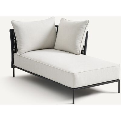 AM.PM Omkeerbare chaise longue met gevlochten singels, Leandra AM.PM Omkeerbare chaise longue met gevlochten singels, Leandra