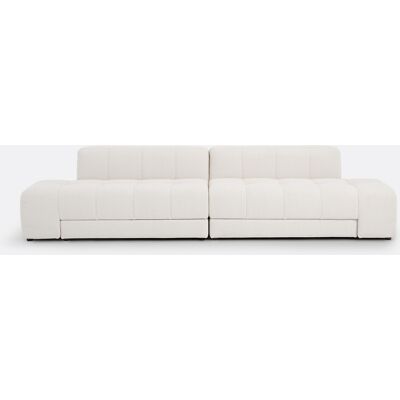 LA REDOUTE INTERIEURS Rechte sofa, 5 zits, 4 in 1, in fijne bouclé stof, FANO LA REDOUTE INTERIEURS Rechte sofa, 5 zits, 4 in 1, in fijne bouclé stof, FANO