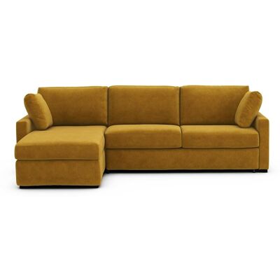 LA REDOUTE INTERIEURS Hoekbank, omvormbaar, 4-zits, fluweel, Comfort Bultex®, TIMOR LA REDOUTE INTERIEURS Hoekbank, omvormbaar, 4-zits, fluweel, Comfort Bultex®, TIMOR