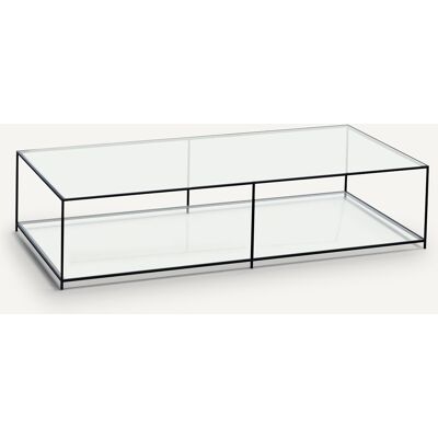 AM.PM Rechthoekige salontafel in gehard glas Sybil AM.PM Rechthoekige salontafel in gehard glas Sybil
