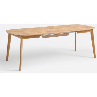 LA REDOUTE INTERIEURS Uitschuifbare massief eiken eettafel, 4 tot 10 couverts, Dalmar LA REDOUTE INTERIEURS Uitschuifbare massief eiken eettafel, 4 tot 10 couverts, Dalmar