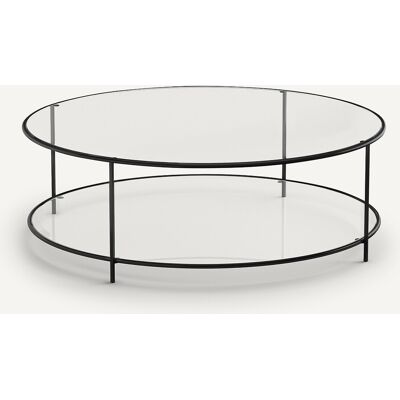 AM.PM Ronde salontafel in gehard glas, Sybil AM.PM Ronde salontafel in gehard glas, Sybil