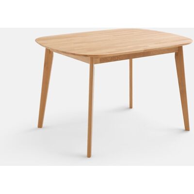 LA REDOUTE INTERIEURS Eettafel, rechthoekig, van massief eikenhout, 4-persoons, Dalmar LA REDOUTE INTERIEURS Eettafel, rechthoekig, van massief eikenhout, 4-persoons, Dalmar