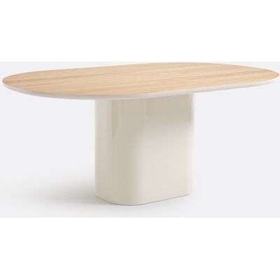 LA REDOUTE INTERIEURS Eettafel in eiken fineer, 6/8 personen, Tamula LA REDOUTE INTERIEURS Eettafel in eiken fineer, 6/8 personen, Tamula