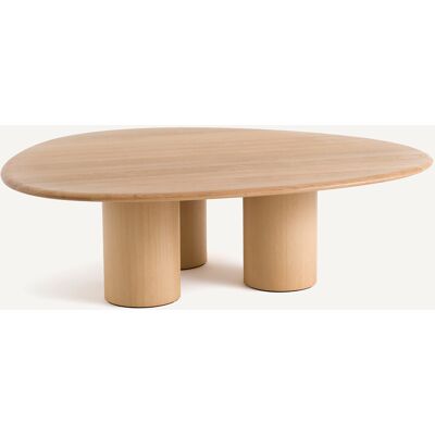 AM.PM Salontafel van eikenhout en fineer, Brasero AM.PM Salontafel van eikenhout en fineer, Brasero