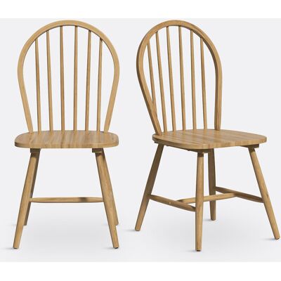 LA REDOUTE INTERIEURS Set van 2 stoelen met spijlen, Windsor LA REDOUTE INTERIEURS Set van 2 stoelen met spijlen, Windsor