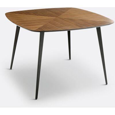 LA REDOUTE INTERIEURS Vintage eettafel, inleghout, 4 personen, WATFORD LA REDOUTE INTERIEURS Vintage eettafel, inleghout, 4 personen, WATFORD