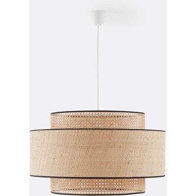 LA REDOUTE INTERIEURS Hanglamp / Dubbele lampenkap Ø60 cm, Dolkie LA REDOUTE INTERIEURS Hanglamp / Dubbele lampenkap Ø60 cm, Dolkie