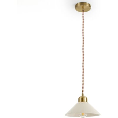 LA REDOUTE INTERIEURS Keramische hanglamp Ø20 cm, Nilana LA REDOUTE INTERIEURS Keramische hanglamp Ø20 cm, Nilana
