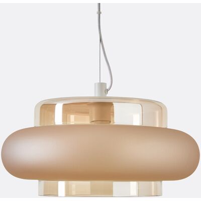 LA REDOUTE INTERIEURS Hanglamp in gekleurd glas Ø40 cm, Triana LA REDOUTE INTERIEURS Hanglamp in gekleurd glas Ø40 cm, Triana