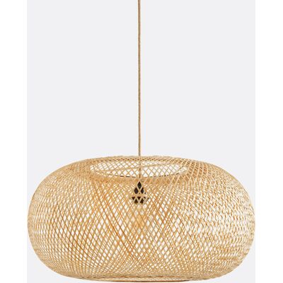 LA REDOUTE INTERIEURS Hanglamp in bamboe Ø65 cm, Ezia LA REDOUTE INTERIEURS Hanglamp in bamboe Ø65 cm, Ezia