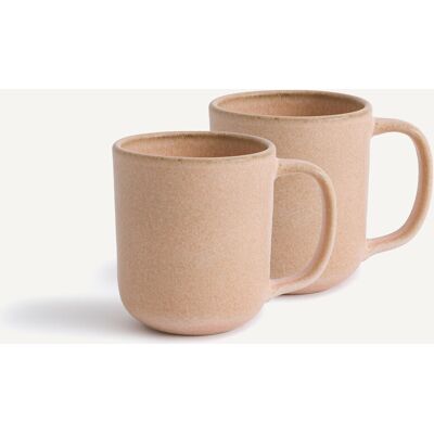 AM.PM Set van 2 mugs in geglazuurd aardewerk, Gandra AM.PM Set van 2 mugs in geglazuurd aardewerk, Gandra