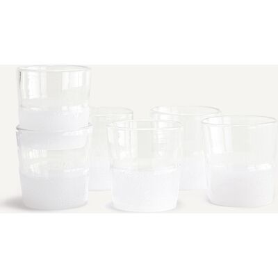 AM.PM Set van 6 waterglazen, Sila AM.PM Set van 6 waterglazen, Sila
