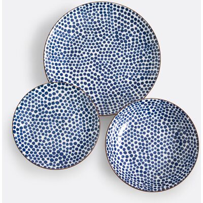 LA REDOUTE INTERIEURS Servies van 18 borden in porselein, Sienna LA REDOUTE INTERIEURS Servies van 18 borden in porselein, Sienna