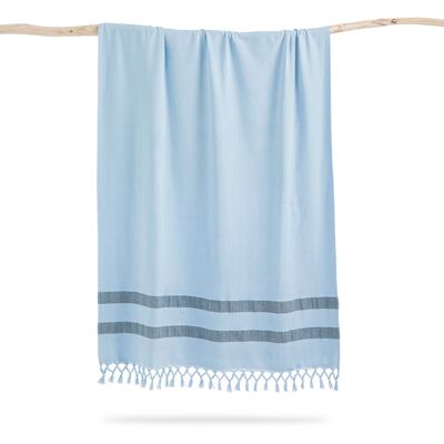LA REDOUTE INTERIEURS Fouta XL bio katoen, badstof voering, Antalya LA REDOUTE INTERIEURS Fouta XL bio katoen, badstof voering, Antalya