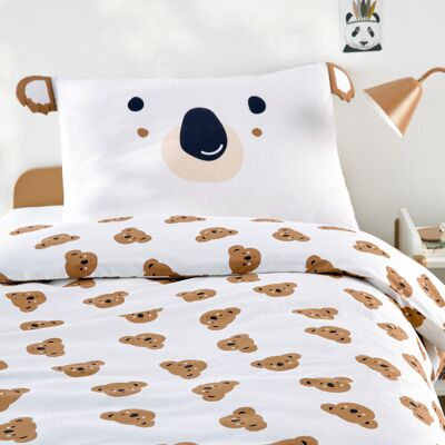 LA REDOUTE INTERIEURS Kinderbeddenset 50% gerecycled katoen, rechthoekige kussensloop, KOALA LA REDOUTE INTERIEURS Kinderbeddenset 50% gerecycled katoen, rechthoekige kussensloop, KOALA