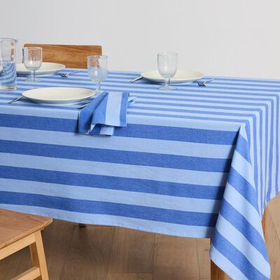 LA REDOUTE INTERIEURS Geweven-geverfd tafelkleed met strepen, 30% gerecycled katoen, MIRELLA LA REDOUTE INTERIEURS Geweven-geverfd tafelkleed met strepen, 30% gerecycled katoen, MIRELLA